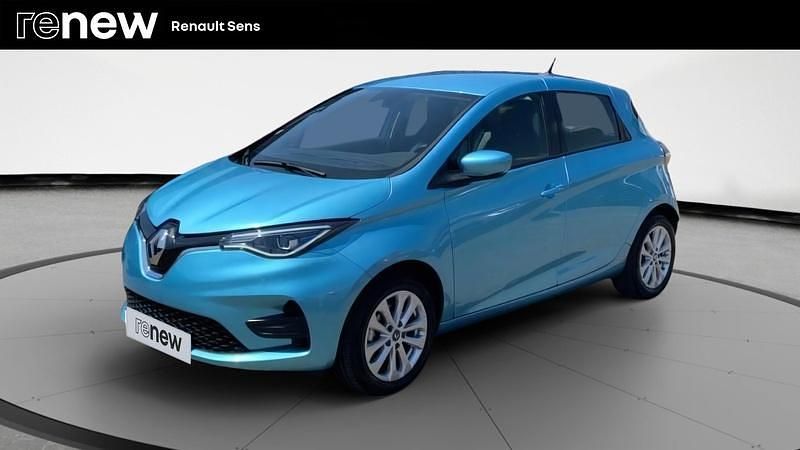 Bleu Occasion 2021 Renault Zoe Zen Citadine | 14 160 € (Prix assez cher) - Image 1/4