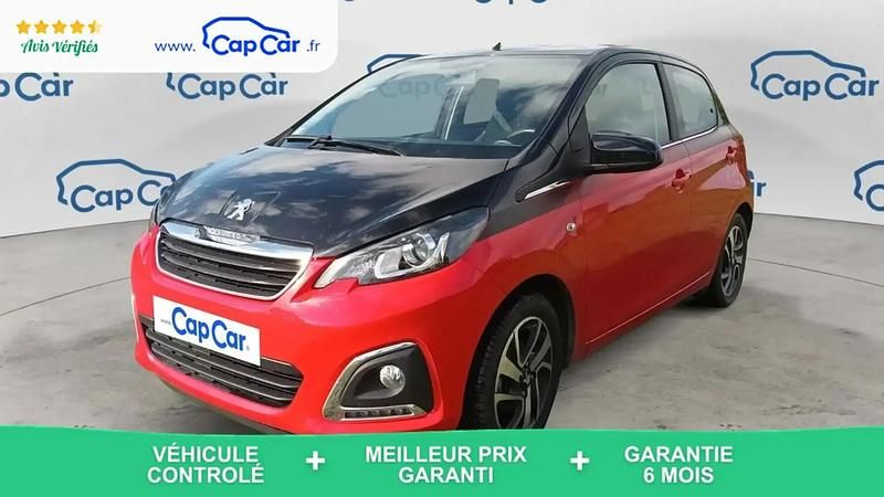 Rouge Utilisé 2018 Peugeot 108 Allure Citadine | 10 990 € (Prix juste) - Image 1/4