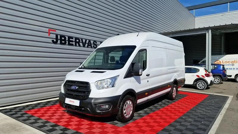 Blanc Utilisé 2022 Ford Transit Business Edition Van | 23 990 € (Prix juste) - Image 1/4