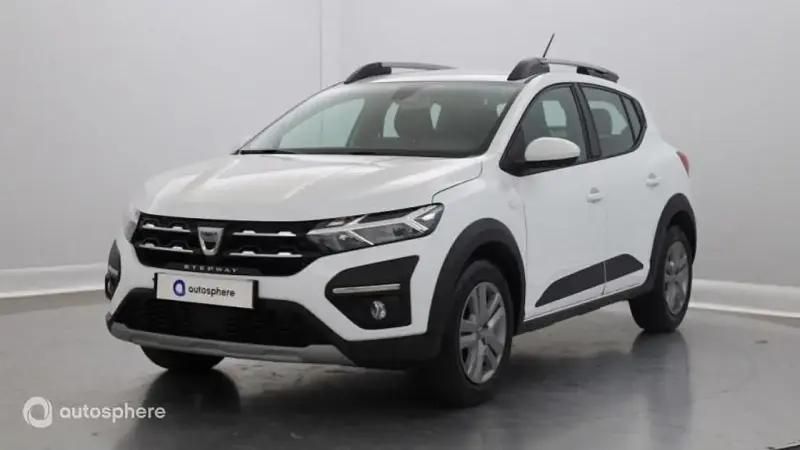 Blanc Utilisé 2022 Dacia Sandero Comfort Citadine | 13 999 € (Prix juste) - Image 1/4