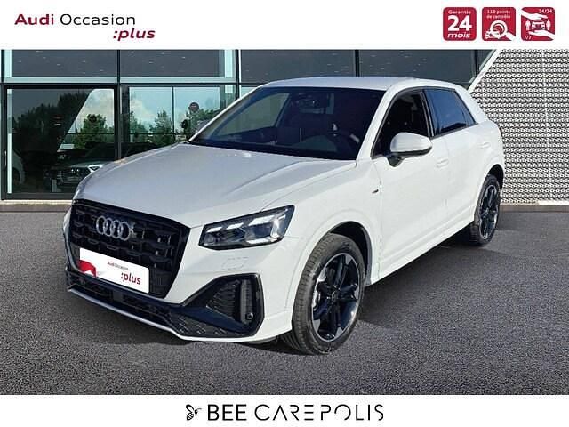 Blanc glacier métallisé Utilisé 2024 Audi Q2 S-Line SUV | 35 690 € (Prix cher) - Image 1/4