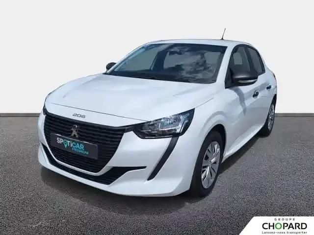 Blanc Utilisé 2022 Peugeot 208 S Citadine | 11 589 € (Prix juste) - Image 1/4