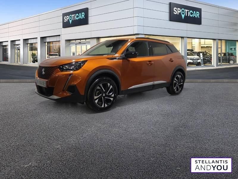 Orange Utilisé 2022 Peugeot e-2008 Allure SUV | 21 690 € (Prix cher) - Image 1/4