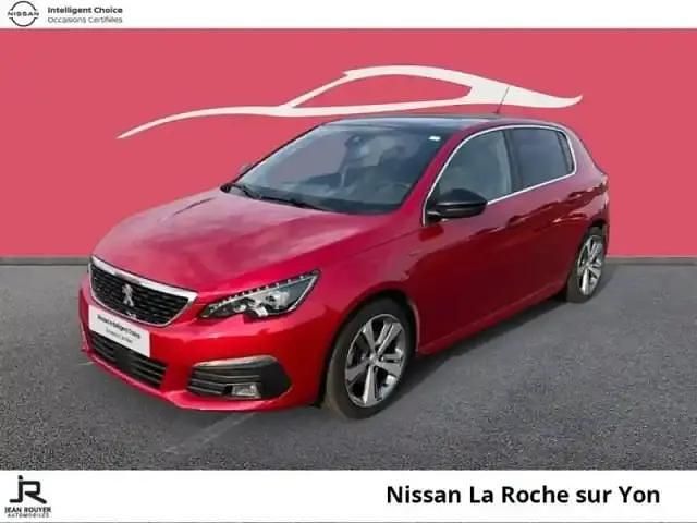 Rouge ultimate Utilisé 2019 Peugeot 308 GT-line Berline | 15 490 € (Prix juste) - Image 1/4
