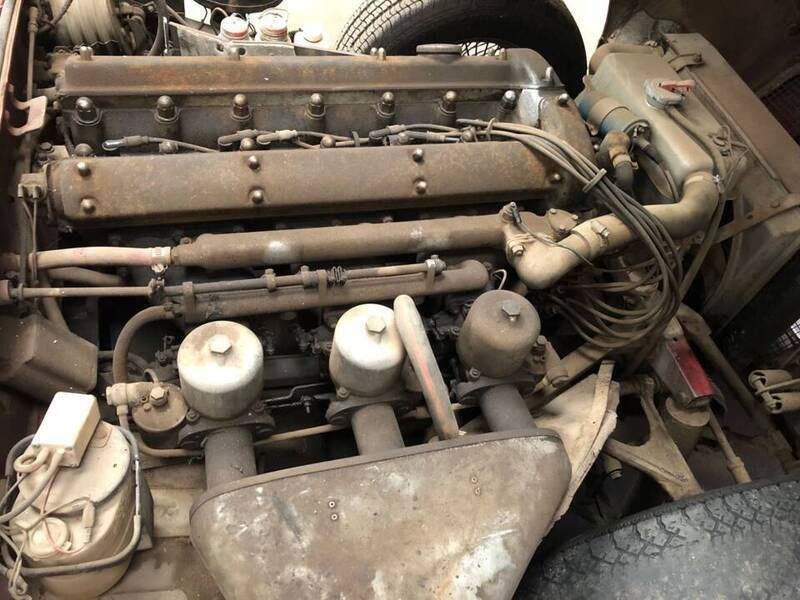 Occasion Jaguar E-Type 269 ch (197 kW) 1961 Rouge Cabriolet