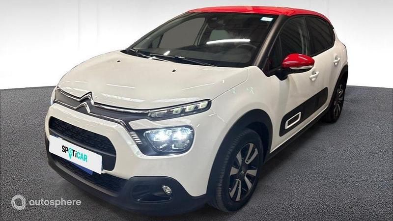 Blanc Utilisé 2023 Citroën C3 Shine Citadine | 14 988 € (Prix juste) - Image 1/4