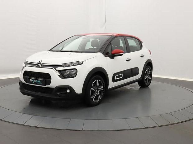 Blanc Utilisé 2022 Citroën C3 PureTech Citadine | 11 550 € (Prix juste) - Image 1/4