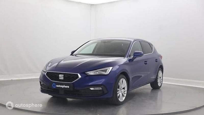 Bleu Utilisé 2021 Seat Leon Style Berline | 17 999 € (Prix juste) - Image 1/4