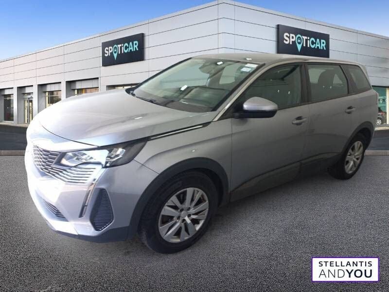 Gris Utilisé 2021 Peugeot 5008 Business-Line Monospace | 21 489 € (Super prix) - Image 1/4