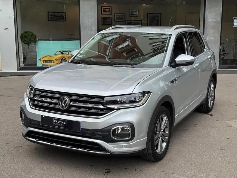 Gris Utilisé 2019 VW T-Cross R-line SUV | 22 900 € (Prix juste) - Image 1/4