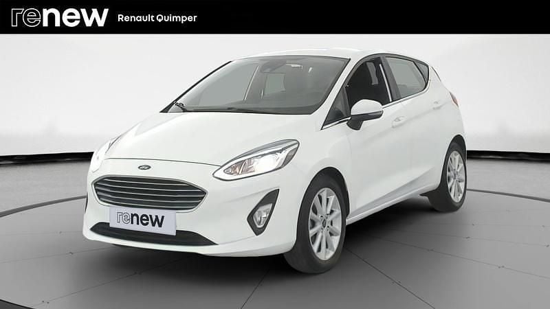 Occasion Ford Fiesta Titanium 100 ch (73 kW) 2018 Blanc Berline