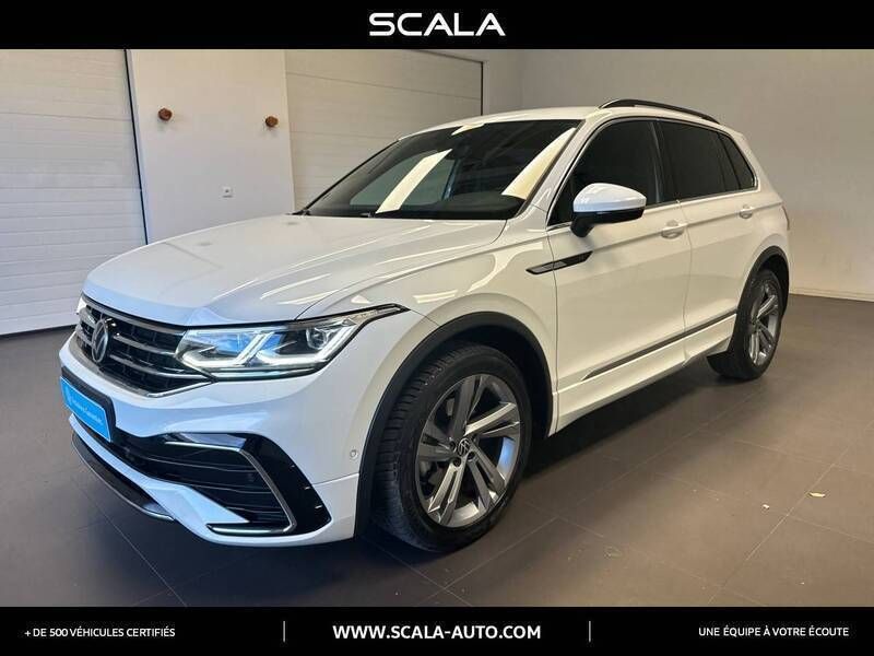Blanc pur Utilisé 2021 VW Tiguan R-line SUV | 29 990 € (Prix juste) - Image 1/1