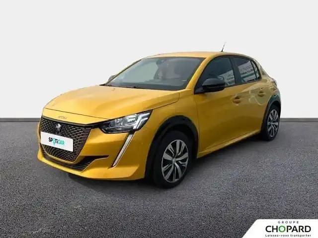 Jaune Utilisé 2022 Peugeot e-208 Active Citadine | 14 290 € (Bon prix) - Image 1/4