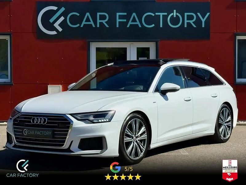 Blanc Utilisé 2019 Audi A6 S-Line Break | 37 980 € (Prix cher) - Image 1/4