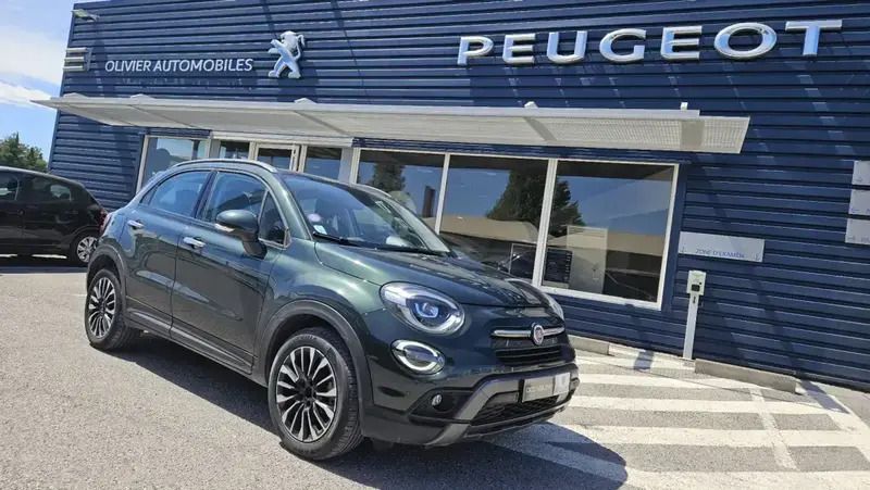 Vert Utilisé 2021 Fiat 500X Club SUV | 15 390 € (Super prix) - Image 1/4