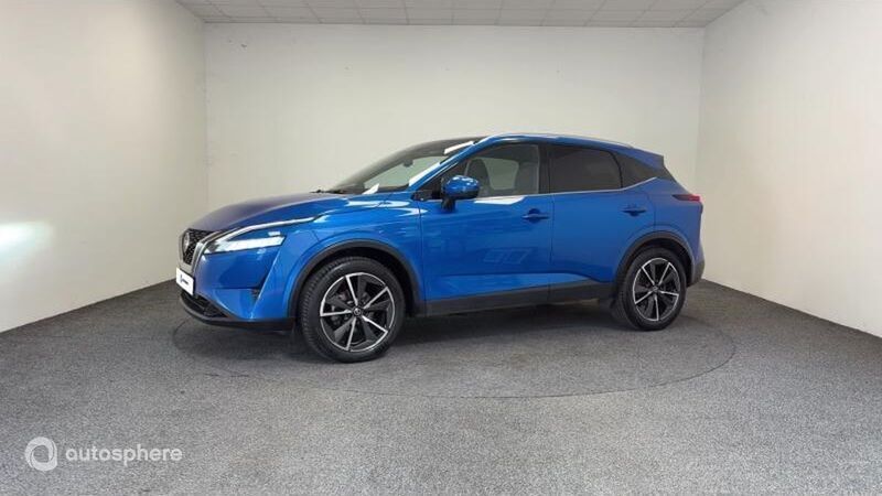 Bleu Utilisé 2022 Nissan Qashqai Tekna SUV | 23 499 € (Prix assez cher) - Image 1/4