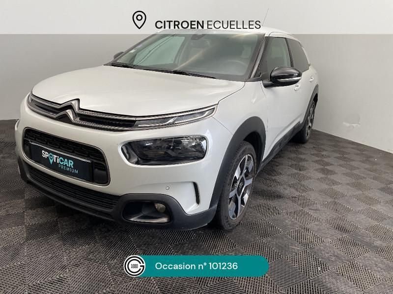 Blanc Utilisé 2019 Citroën C4 Cactus PureTech Citadine | 10 480 € (Prix juste) - Image 1/4