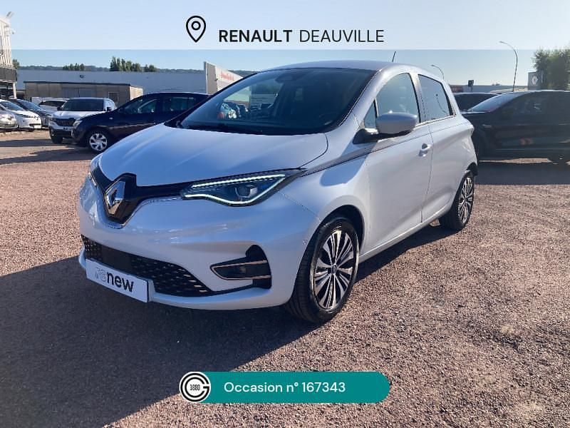 Blanc Utilisé 2021 Renault Zoe Zen Citadine | 17 990 € (Prix cher) - Image 1/4