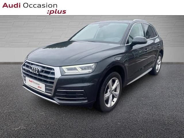 Gris manhattan métallisé Utilisé 2018 Audi Q5 Sport SUV | 28 990 € (Prix juste) - Image 1/4