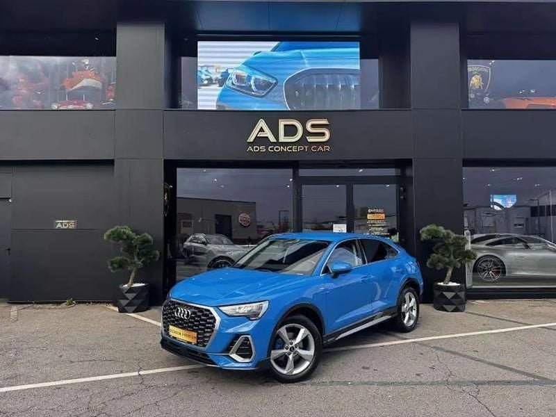 Bleu Utilisé 2021 Audi Q3 Sportback S-Line SUV | 37 990 € (Bon prix) - Image 1/4
