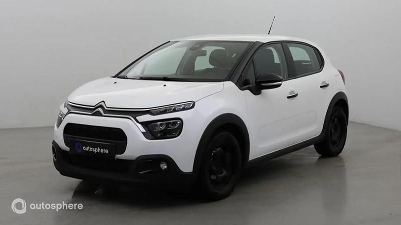 Blanc Utilisé 2022 Citroën C3 PureTech Citadine | 10 499 € (Prix juste) - Image 1/4