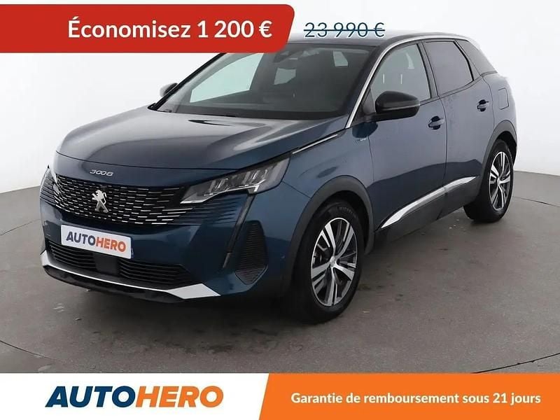 Bleu Occasion 2022 Peugeot 3008 Allure SUV | 22 790 € (Bon prix) - Image 1/2