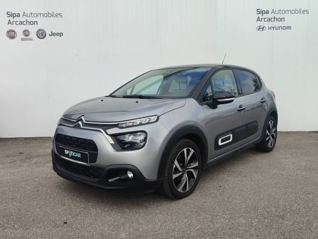 Gris Utilisé 2022 Citroën C3 Shine Citadine | 14 890 € (Prix juste) - Image 1/4