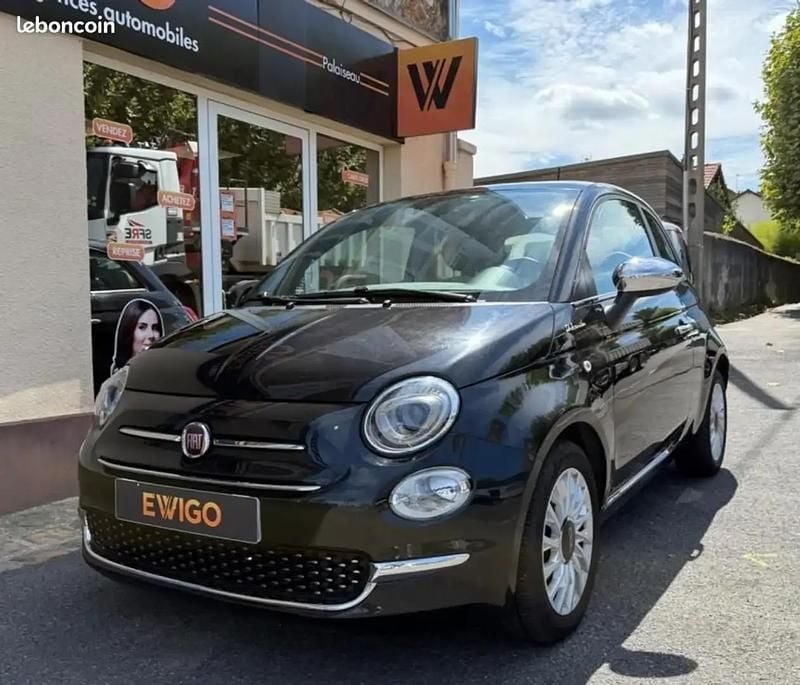 Noir Utilisé 2021 Fiat 500 Dolcevita Citadine | 10 490 € (Bon prix) - Image 1/4