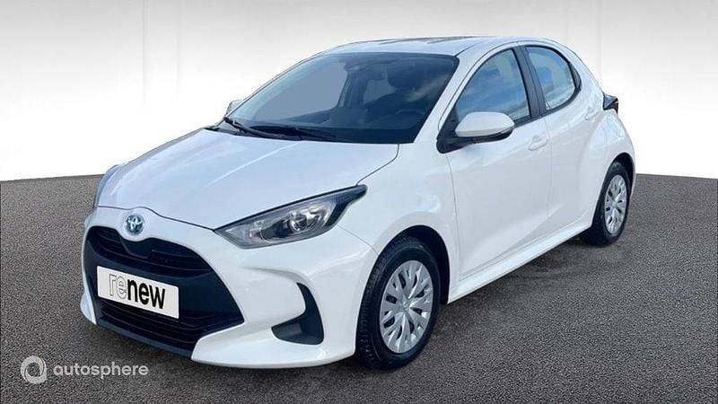 Blanc Utilisé 2022 Toyota Yaris Hybrid Berline | 17 490 € (Bon prix) - Image 1/4