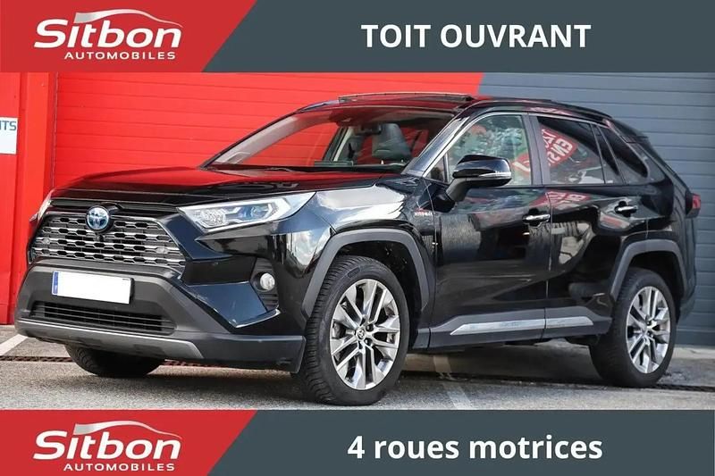 Noir Utilisé 2022 Toyota RAV4 Hybrid Lounge SUV | 31 970 € (Bon prix) - Image 1/4