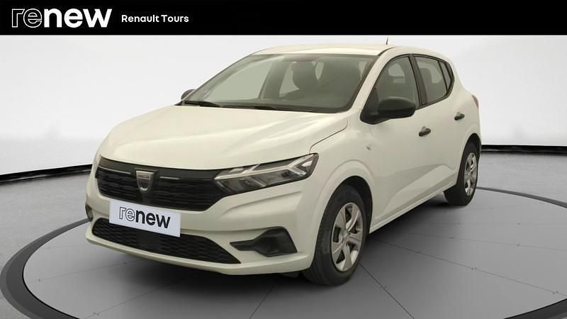 Blanc Utilisé 2022 Dacia Sandero Essentiel Citadine | 13 599 € (Prix juste) - Image 1/4