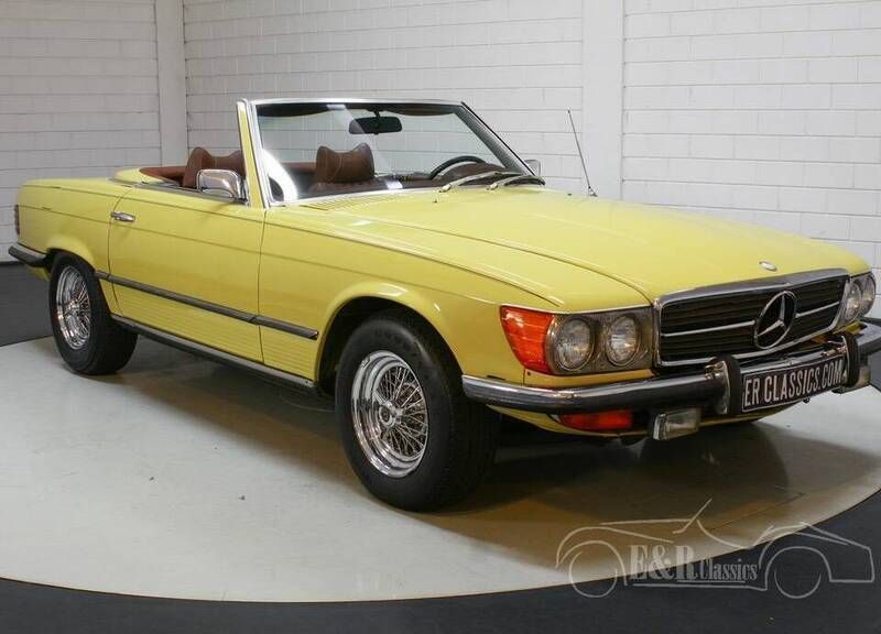 Jaune Utilisé 1973 Mercedes SL450 Cabriolet | 11 400 € - Image 1/4