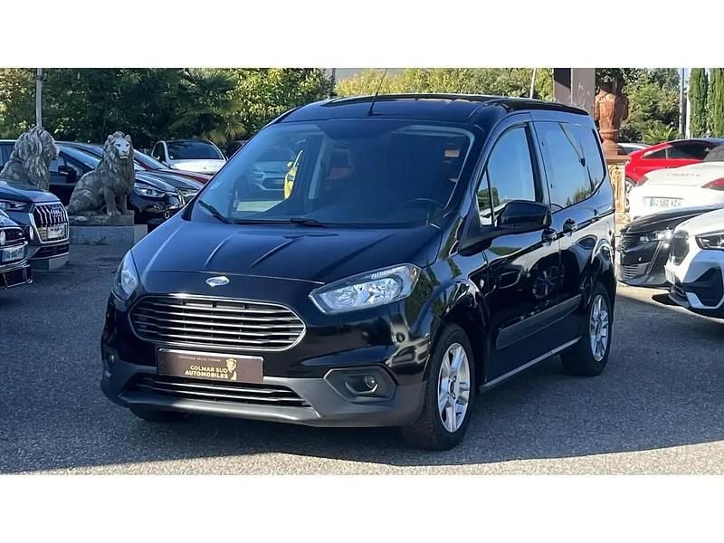 Noir Utilisé 2019 Ford Tourneo Courier Trend Monospace | 10 990 € (Prix juste) - Image 1/4