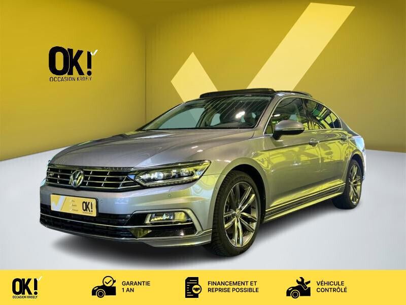Gris Utilisé 2018 VW Passat R-line Berline | 24 890 € (Prix cher) - Image 1/4