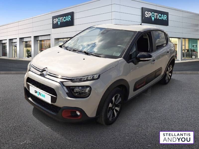 Beige Utilisé 2021 Citroën C3 PureTech Citadine | 11 590 € (Prix juste) - Image 1/4