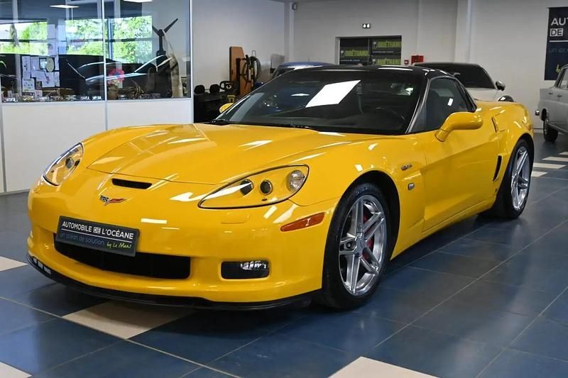 Jaune Utilisé 2007 Chevrolet Corvette Coupé | 54 998 € (Prix juste) - Image 1/4