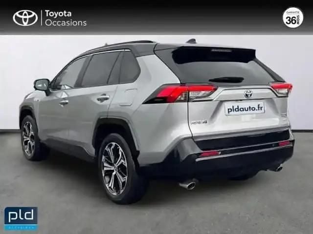 Occasion Toyota RAV4 Hybrid 306 ch (225 kW) 2021 Gris acier/toit noir attitude SUV
