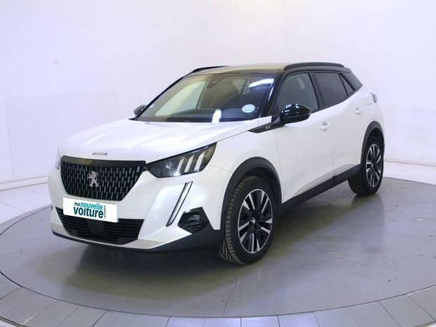 Blanc Utilisé 2021 Peugeot 2008 GT SUV | 17 490 € (Prix juste) - Image 1/4