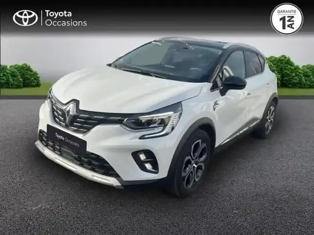 Blanc nacré/noir etoile Occasion 2022 Renault Captur Intens SUV | 18 490 € (Bon prix) - Image 1/4