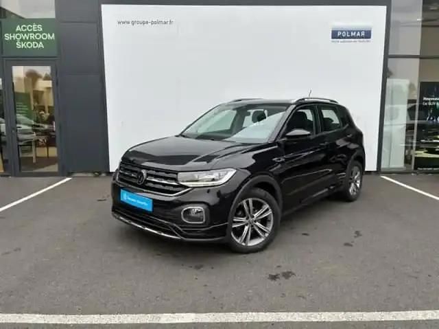 Noir intense nacrée Occasion 2021 VW T-Cross R-line SUV | 18 990 € (Bon prix) - Image 1/4