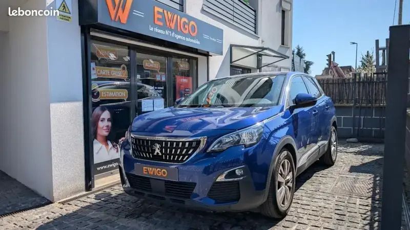 Bleu Utilisé 2019 Peugeot 3008 Business-Line Monospace | 11 490 € (Super prix) - Image 1/4