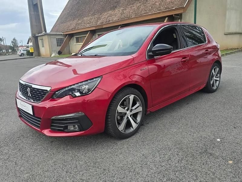 Rouge Occasion 2018 Peugeot 308 GT-line Berline | 10 990 € (Prix juste) - Image 1/4