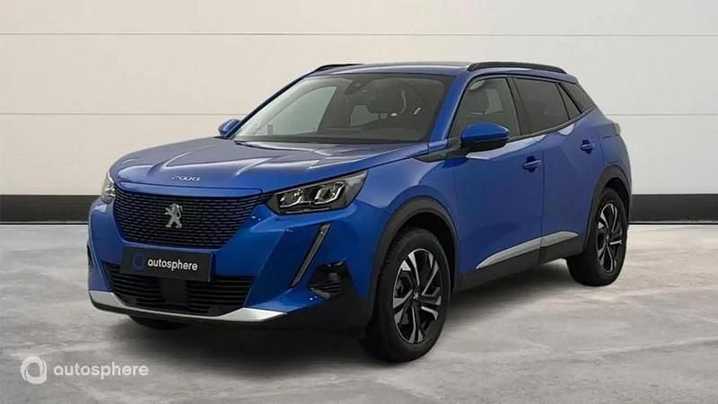 Bleu Utilisé 2021 Peugeot e-2008 SUV | 16 990 € (Bon prix) - Image 1/4