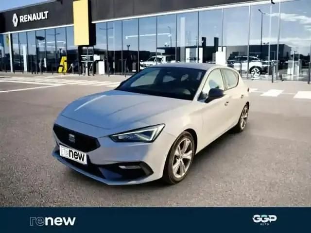 Blanc Occasion 2021 Seat Leon FR Berline | 22 490 € (Bon prix) - Image 1/4