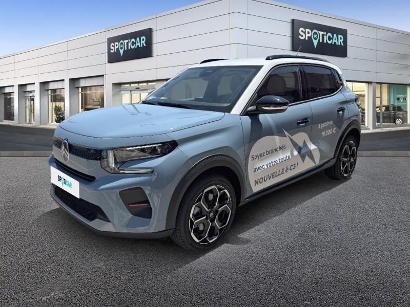 Bleu monte carlo (o) toit blanc opale Nouvelle 2025 Citroën e-C3 SUV | 26 990 € (Prix juste) - Image 1/3