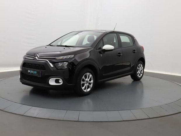Noir Utilisé 2023 Citroën C3 PureTech Citadine | 11 190 € (Bon prix) - Image 1/4