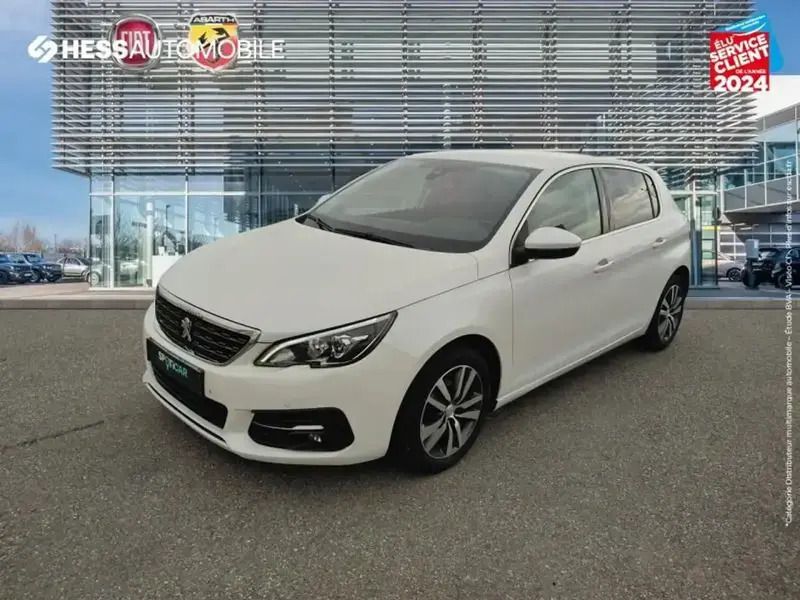 Blanc Utilisé 2019 Peugeot 308 Allure Berline | 9 999 € (Bon prix) - Image 1/4