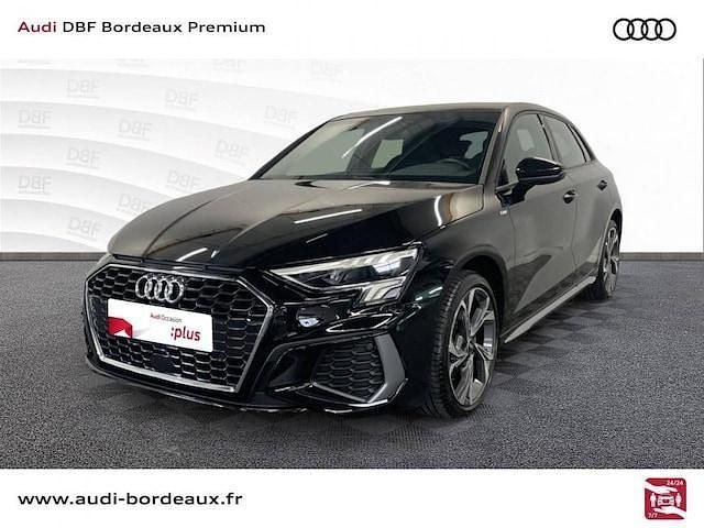 Noir mythe métallisé Utilisé 2023 Audi A3 S-Line | 32 990 € (Prix cher) - Image 1/4