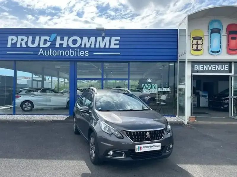 Gris Utilisé 2019 Peugeot 2008 Signature Sky SUV | 12 690 € (Prix juste) - Image 1/4