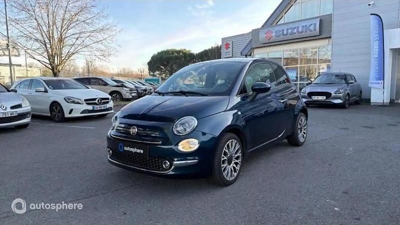 Bleu Occasion 2020 Fiat 500 Star Berline | 9 990 € (Prix juste) - Image 1/4
